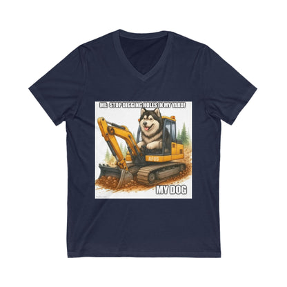 Digmaster Unisex Short Sleeve V-Neck Tee