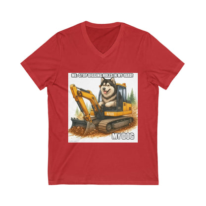 Digmaster Unisex Short Sleeve V-Neck Tee