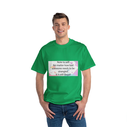 Note To Self Men's Short-Sleeve Crewneck Tee