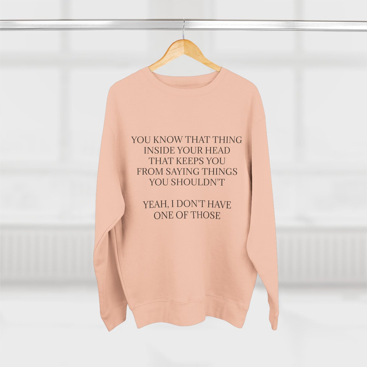 No Filter Unisex Crewneck Sweatshirt