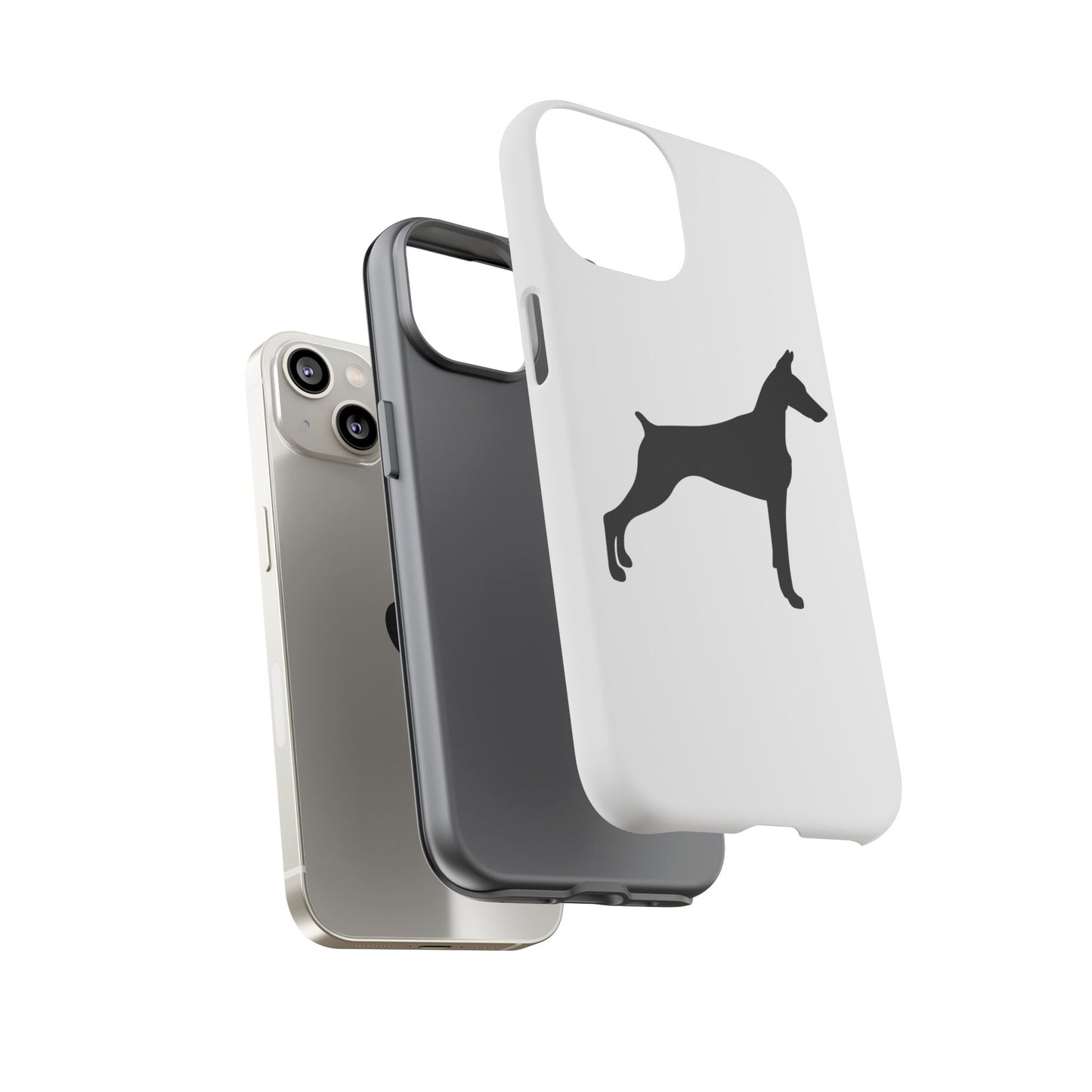 Doberman Silhouette iPhone Case