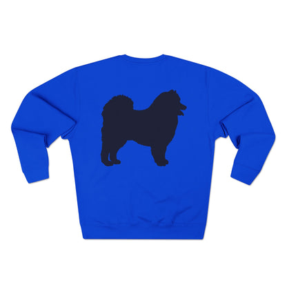 Samoyed Silhouette Unisex Crewneck Sweatshirt