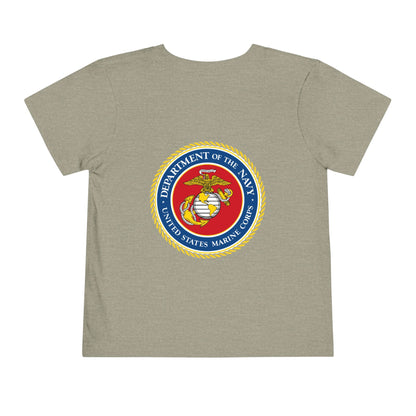 US Marine Corps Toddler Unisex Short Sleeve Crewneck Tee