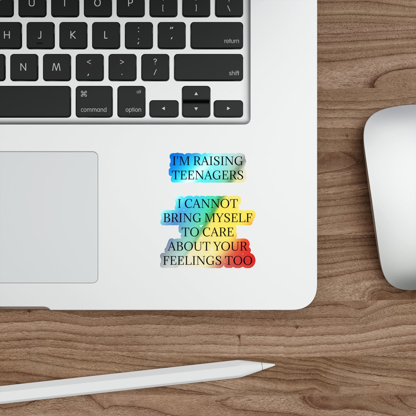Raising Teenagers Holographic Sticker