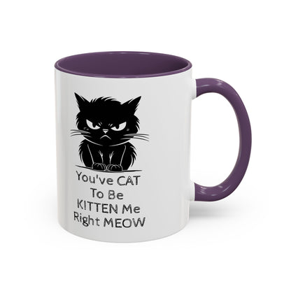 Kitten Me 2-Tone Coffee Mug