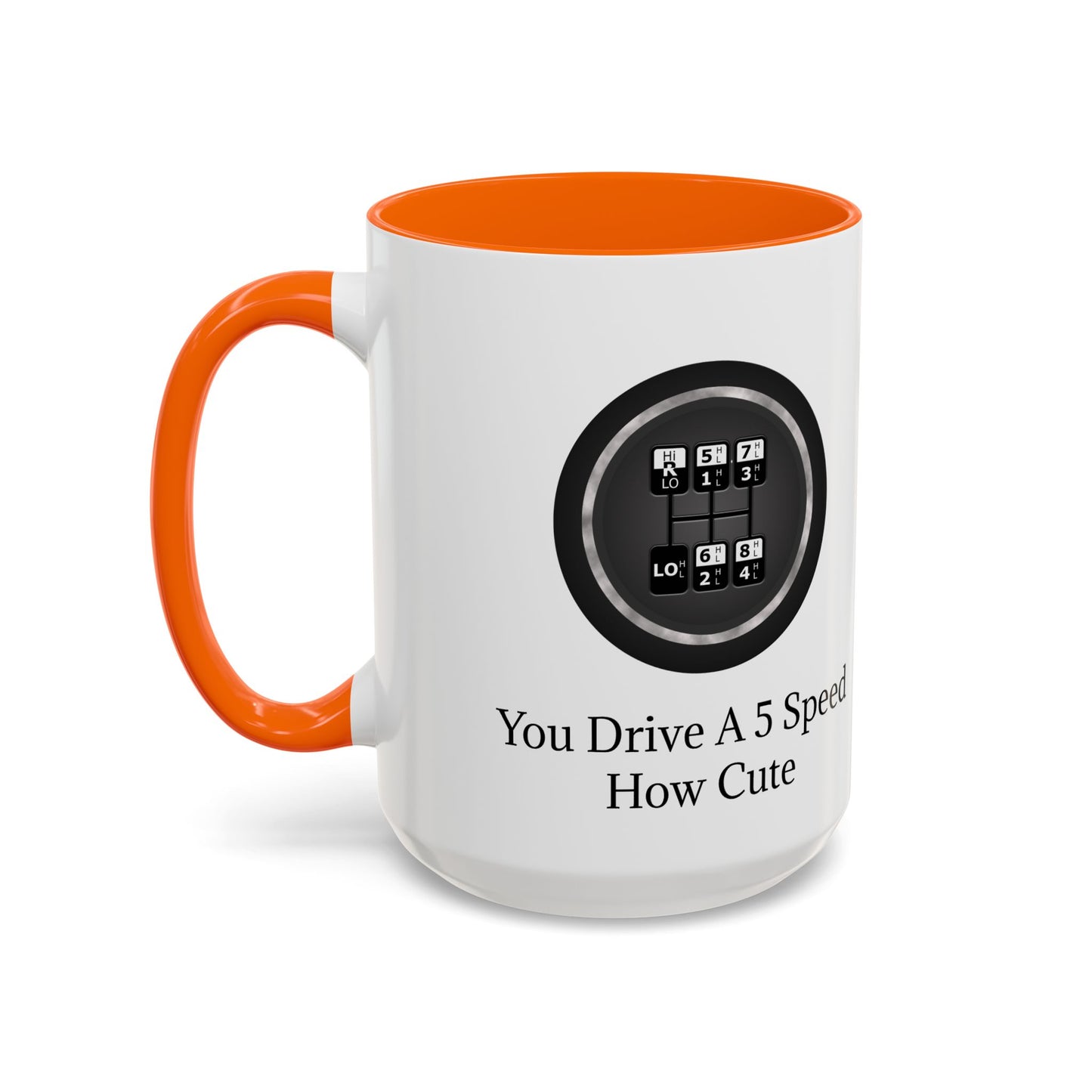 5 Speed How Cute 2-Tone Coffee Mug