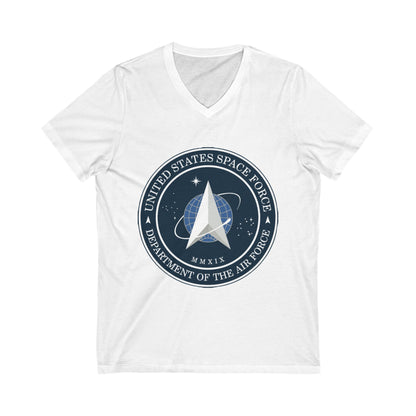 US Space Force Unisex Short Sleeve V-Neck Tee