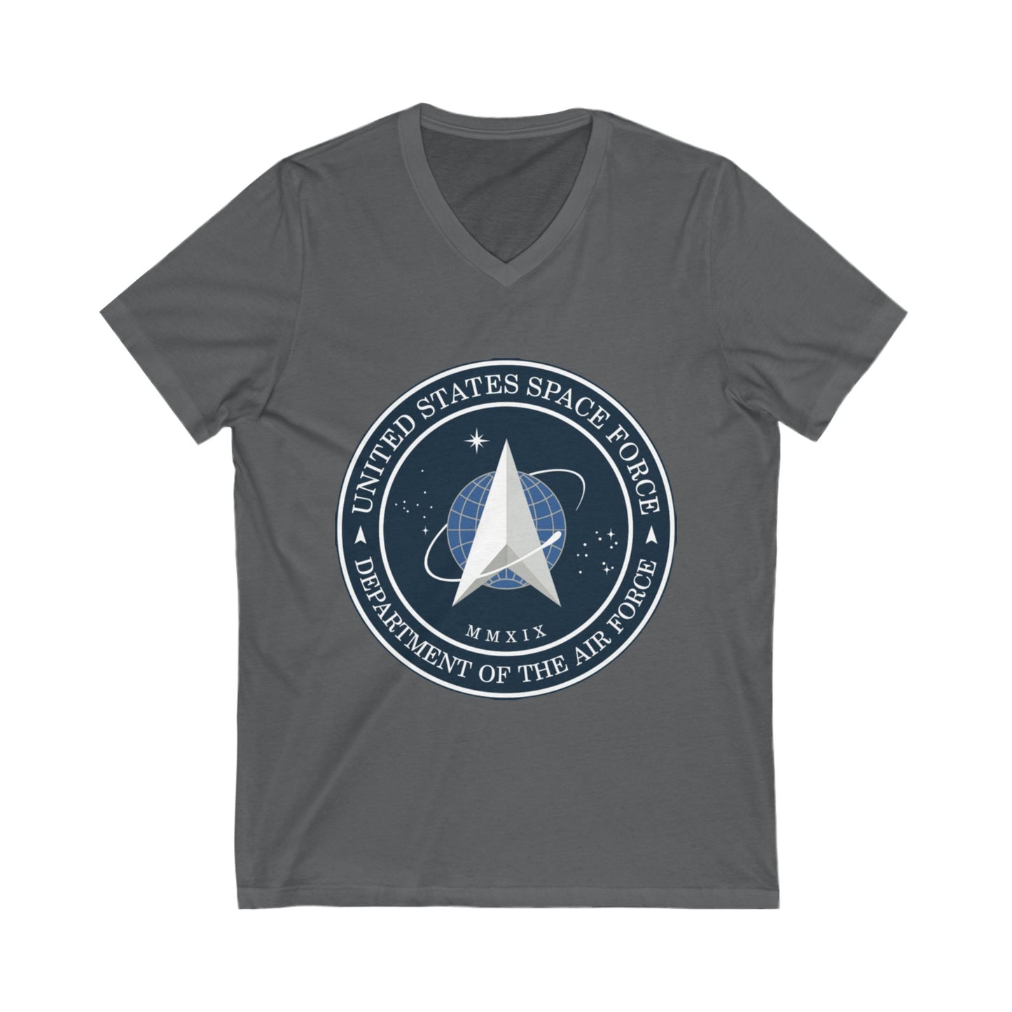 US Space Force Unisex Short Sleeve V-Neck Tee