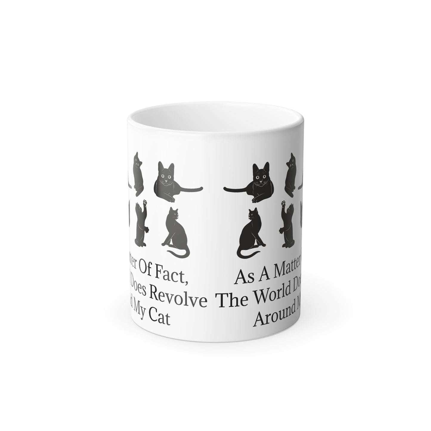 Matter Of Fact Cat Color Changing Mug