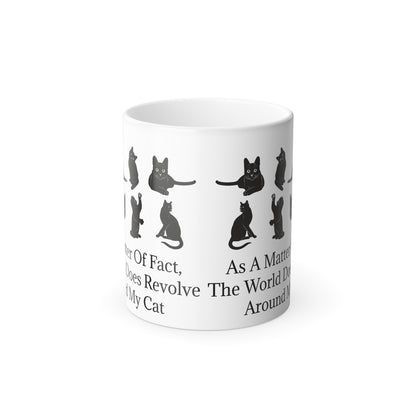 Matter Of Fact Cat Color Changing Mug
