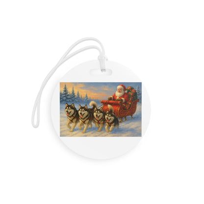 Dashing Through The Snow Luggage Tag