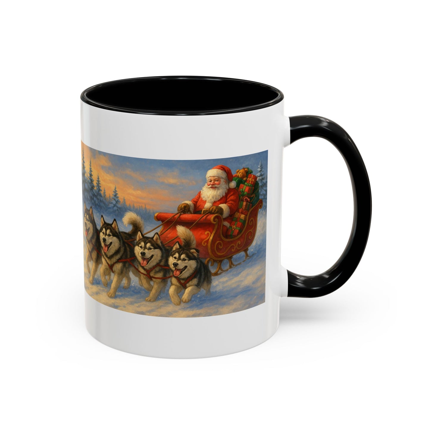 Dashing Through The Snow 2-Tone Coffee Mug