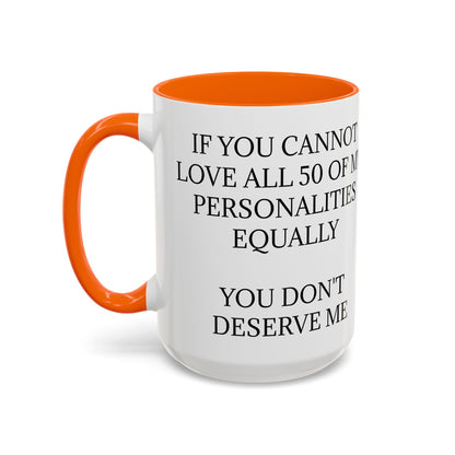 50 Personalities 2-Tone Coffee Mug