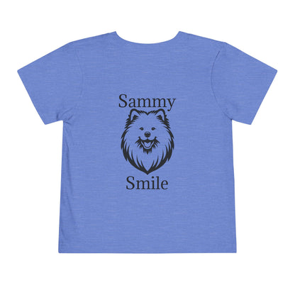 Sammy Smile Toddler Unisex Short Sleeve Crewneck Tee