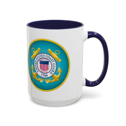 US Coast Guard 2-Tone Coffee Mug