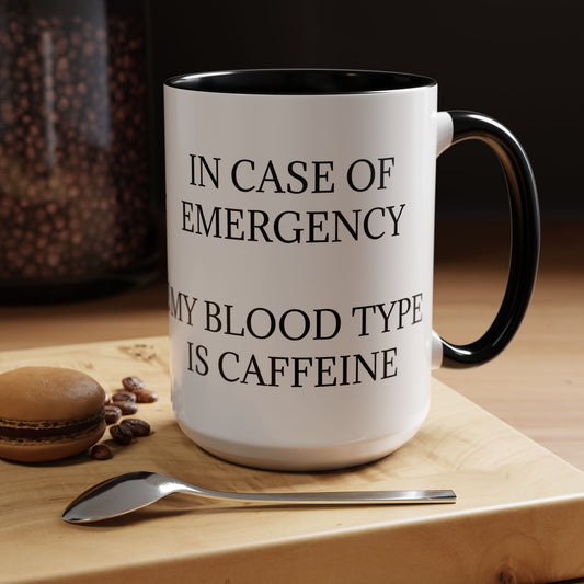 Blood Type 2-Tone Coffee Mug