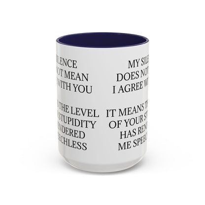 Speechless 2-Tone Coffee Mug