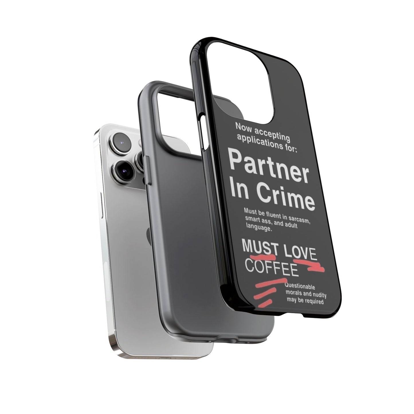 Partner In Crime iPhone Case