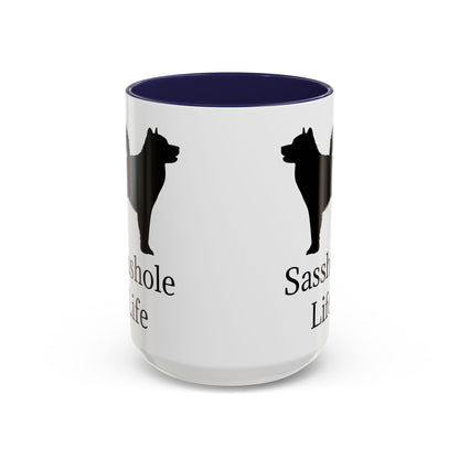 Sasshole Life 2-Tone Coffee Mug