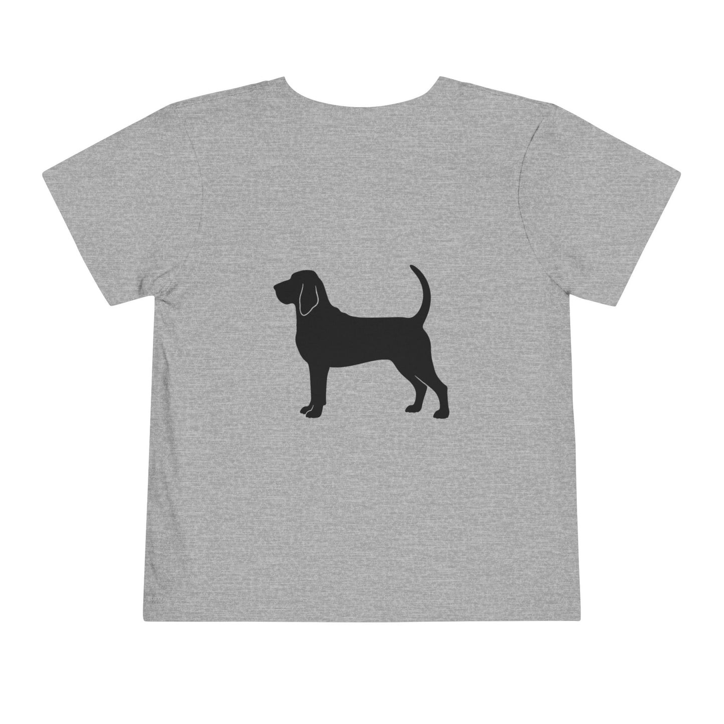 Bloodhound Silhouette Toddler Unisex Short Sleeve Crewneck Tee