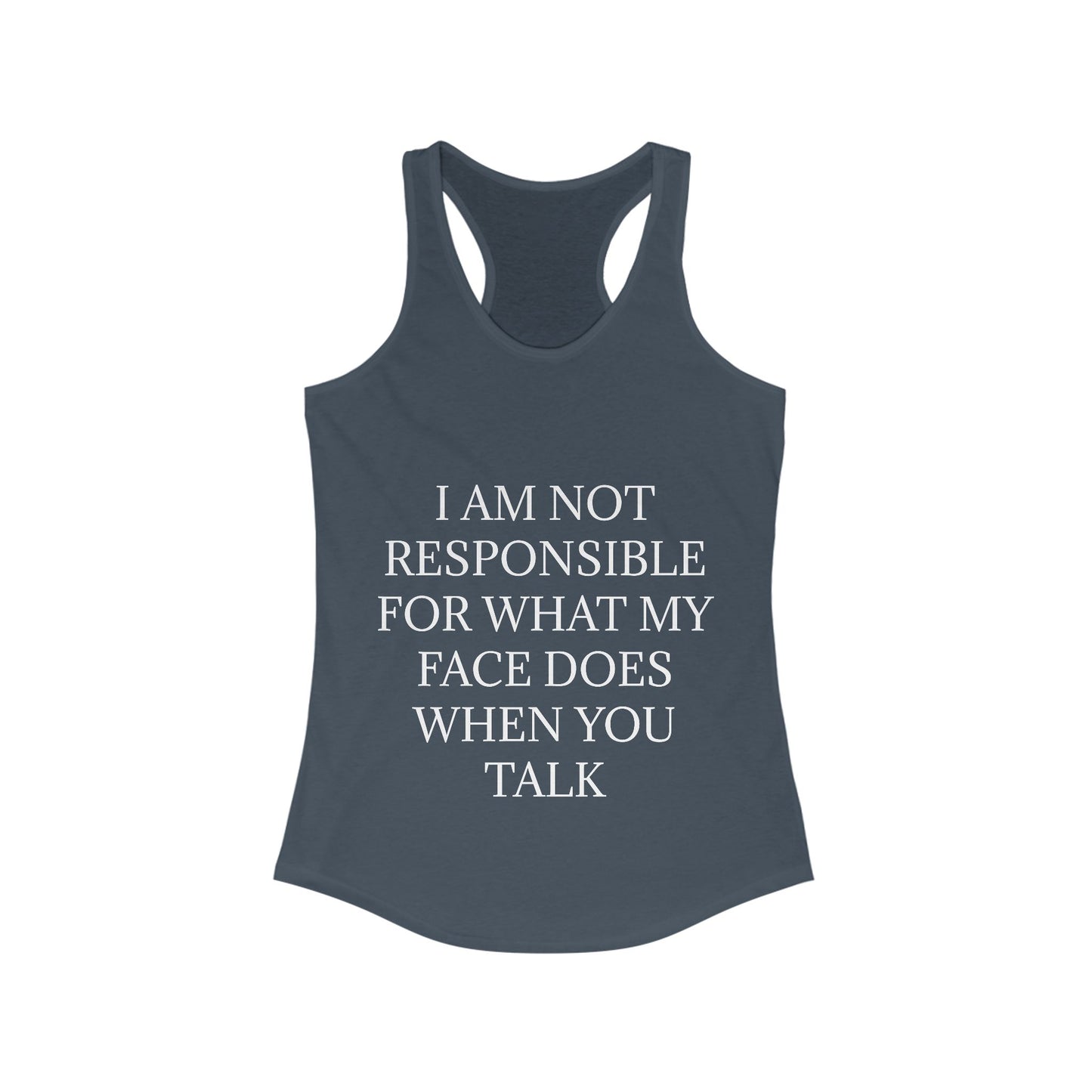 When You Talk Women's Racerback Tank