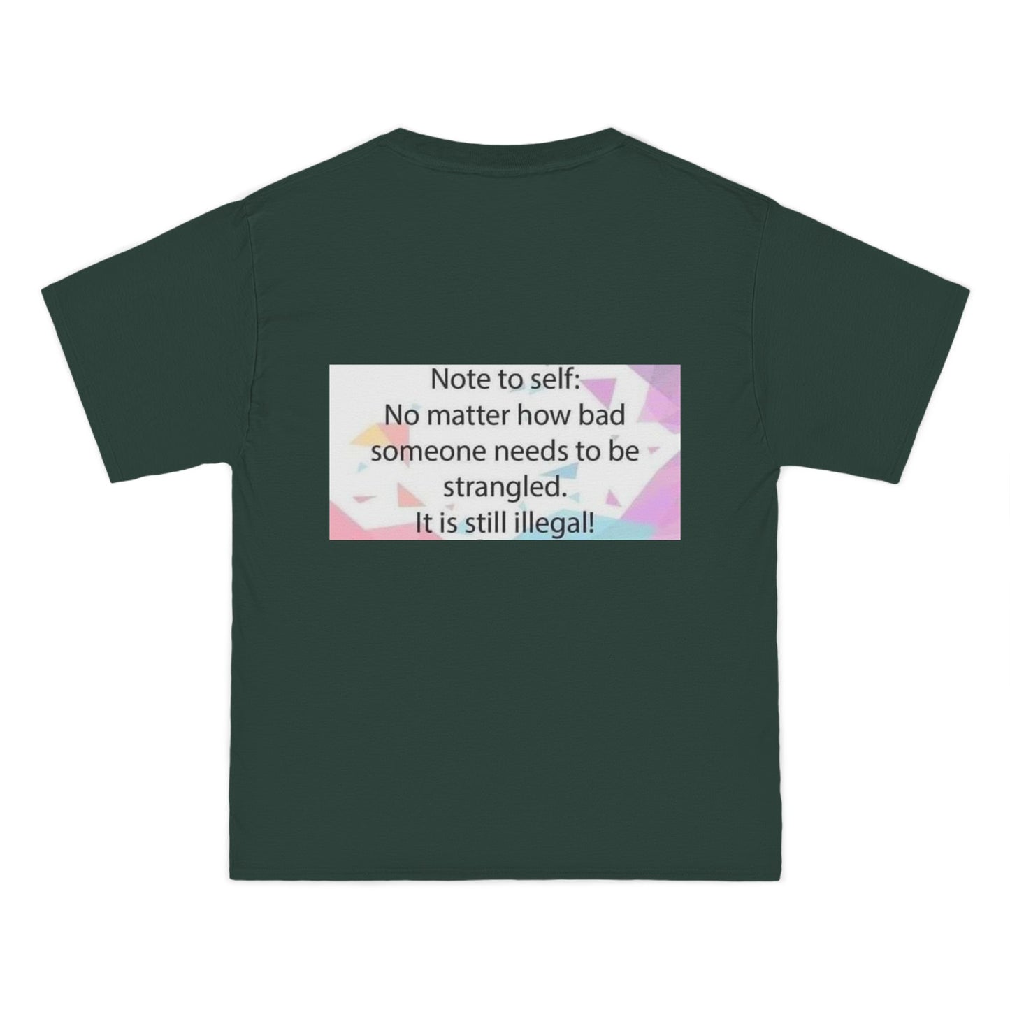 Note To Self Men's Short-Sleeve Crewneck Tee