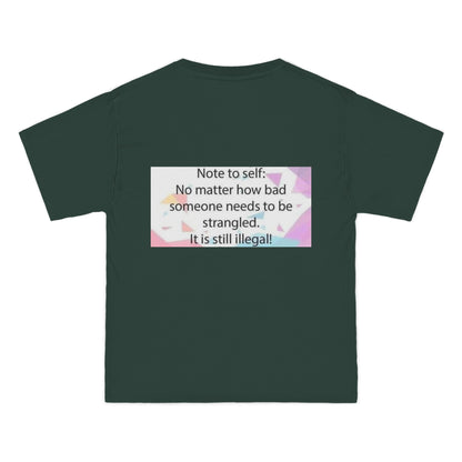 Note To Self Men's Short-Sleeve Crewneck Tee