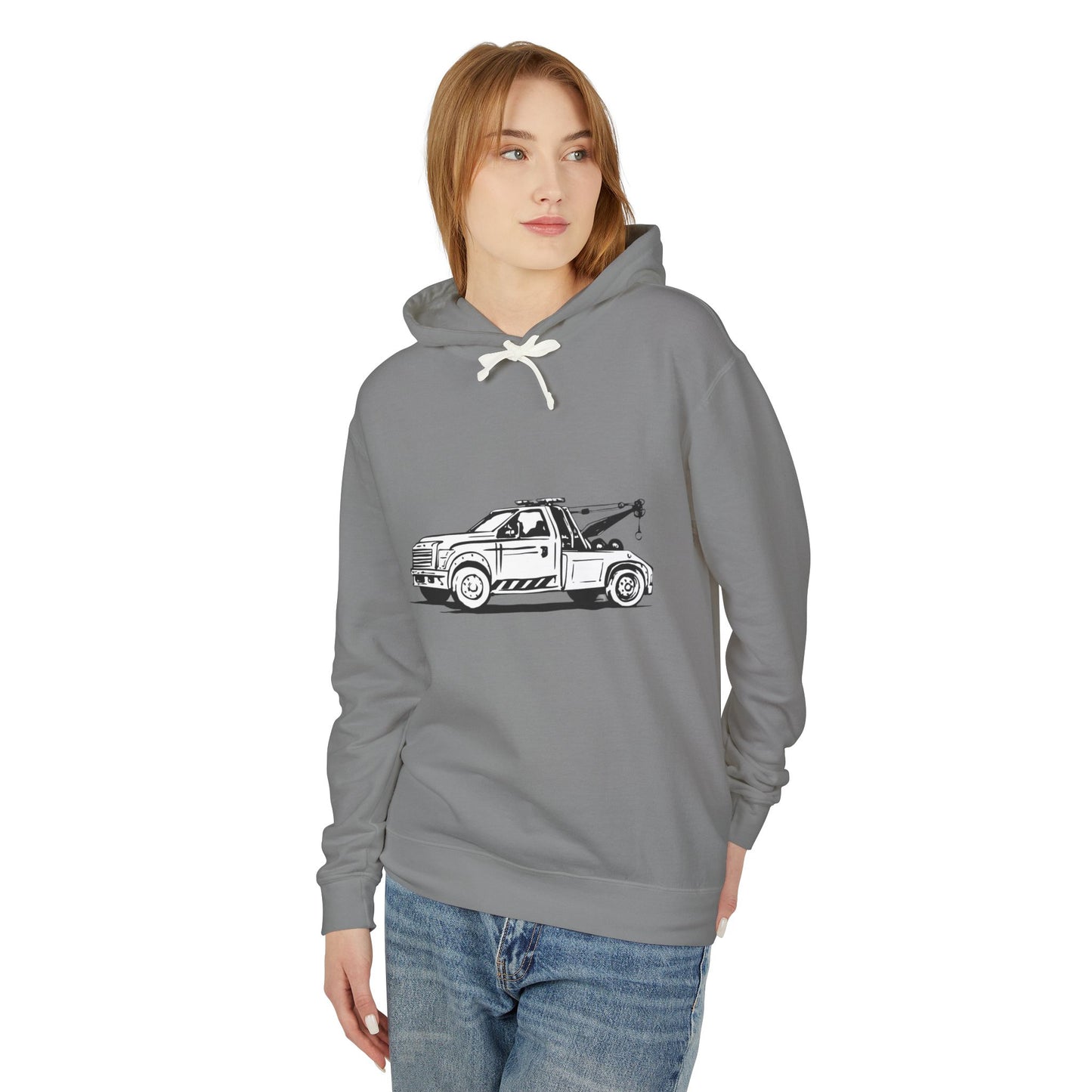 Wheel Lift Tow Truck Unisex Lightweight Hoodie