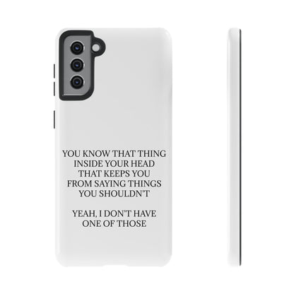 No Filter Samsung Case