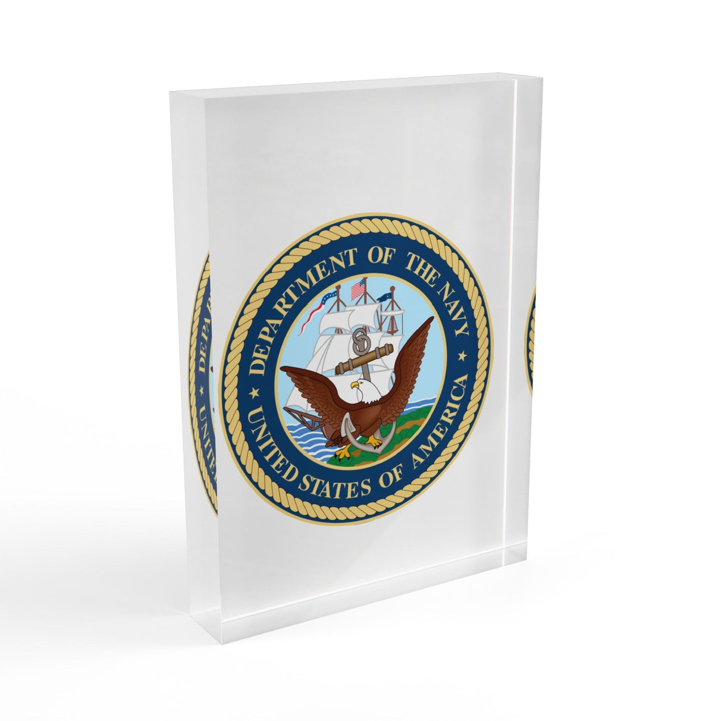 US Navy Acrylic Photo Block