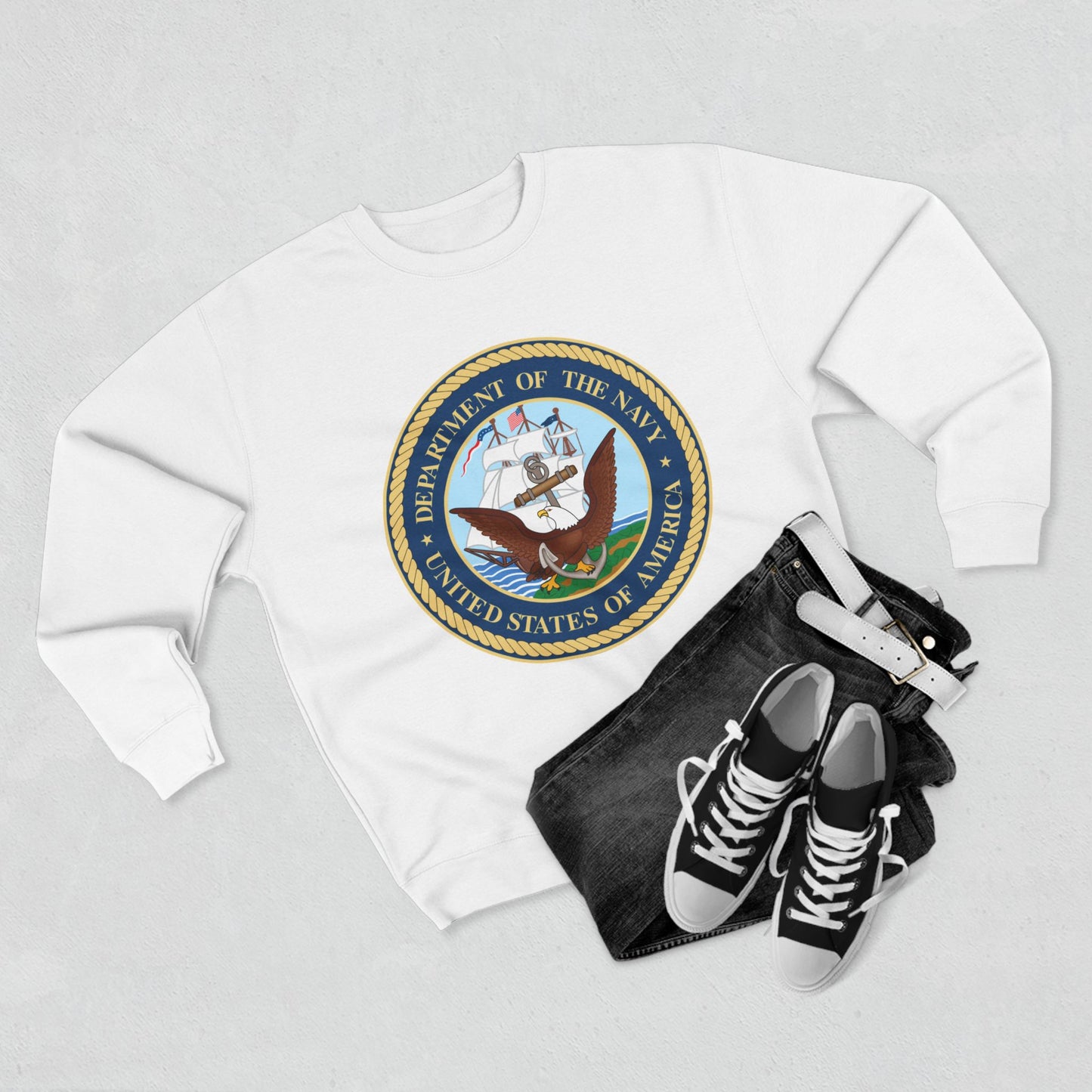 US Navy Unisex Crewneck Sweatshirt