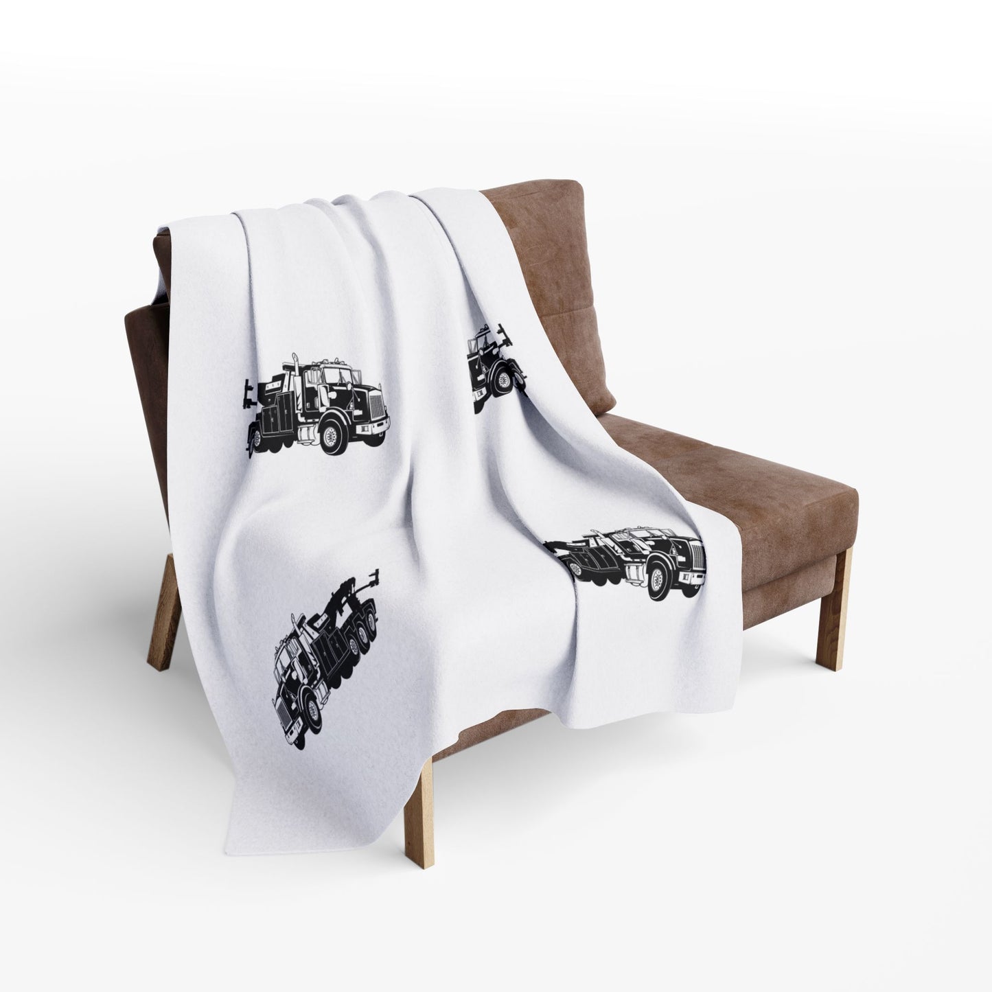 Heavy Tow Truck Arctic Fleece Blanket