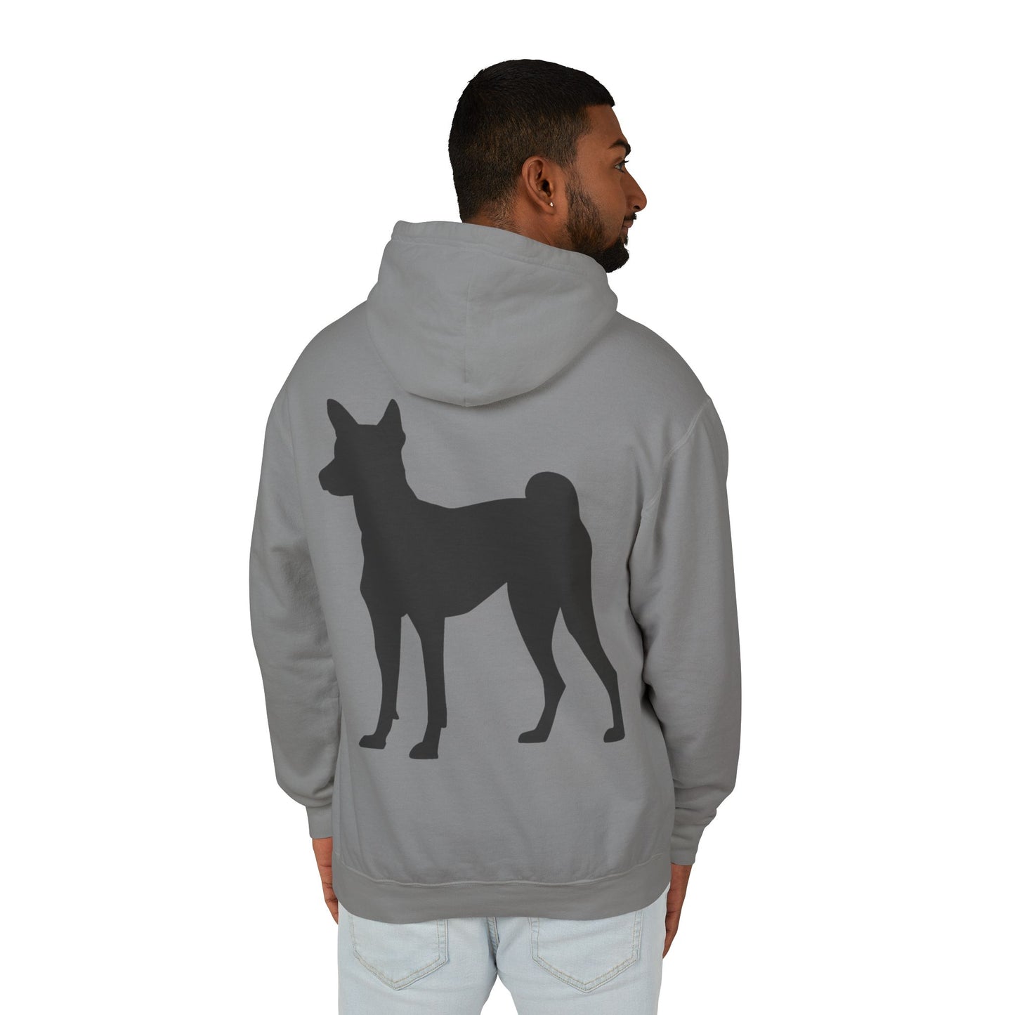 Basenji Silhouette Unisex Lightweight Hoodie