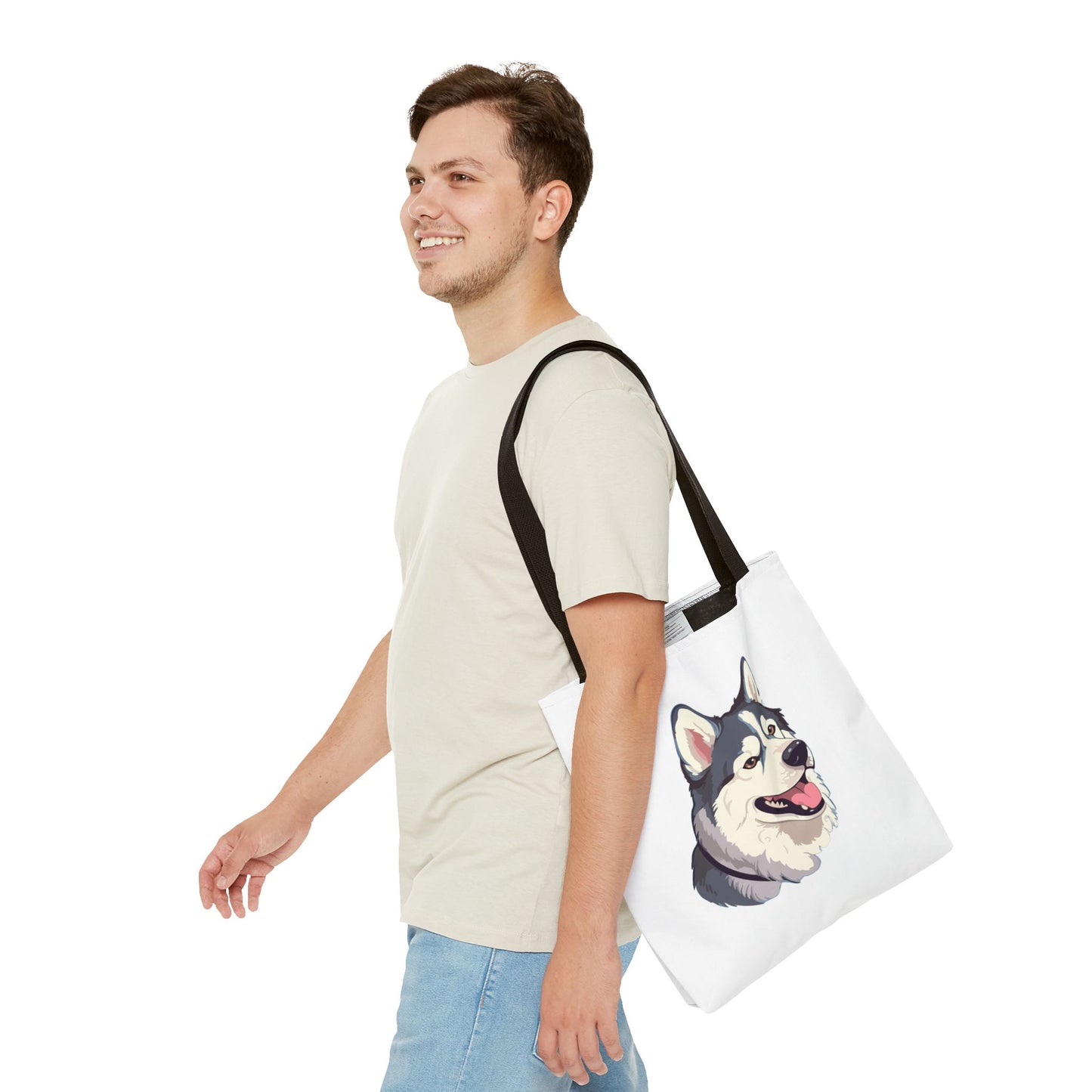 Malamute Head Tote Bag