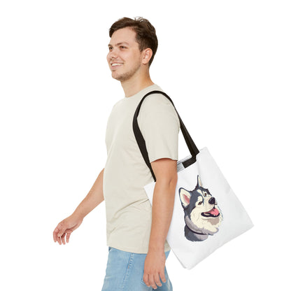 Malamute Head Tote Bag