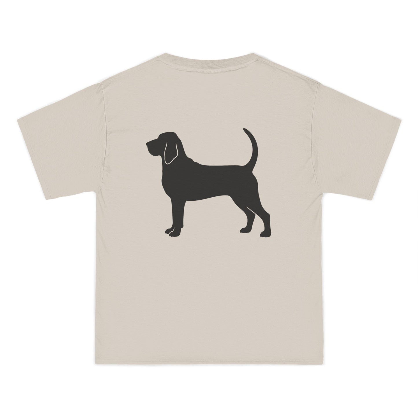 Bloodhound Silhouette Men's Short-Sleeve Crewneck Tee