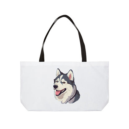 Malamute Head Weekender Tote Bag