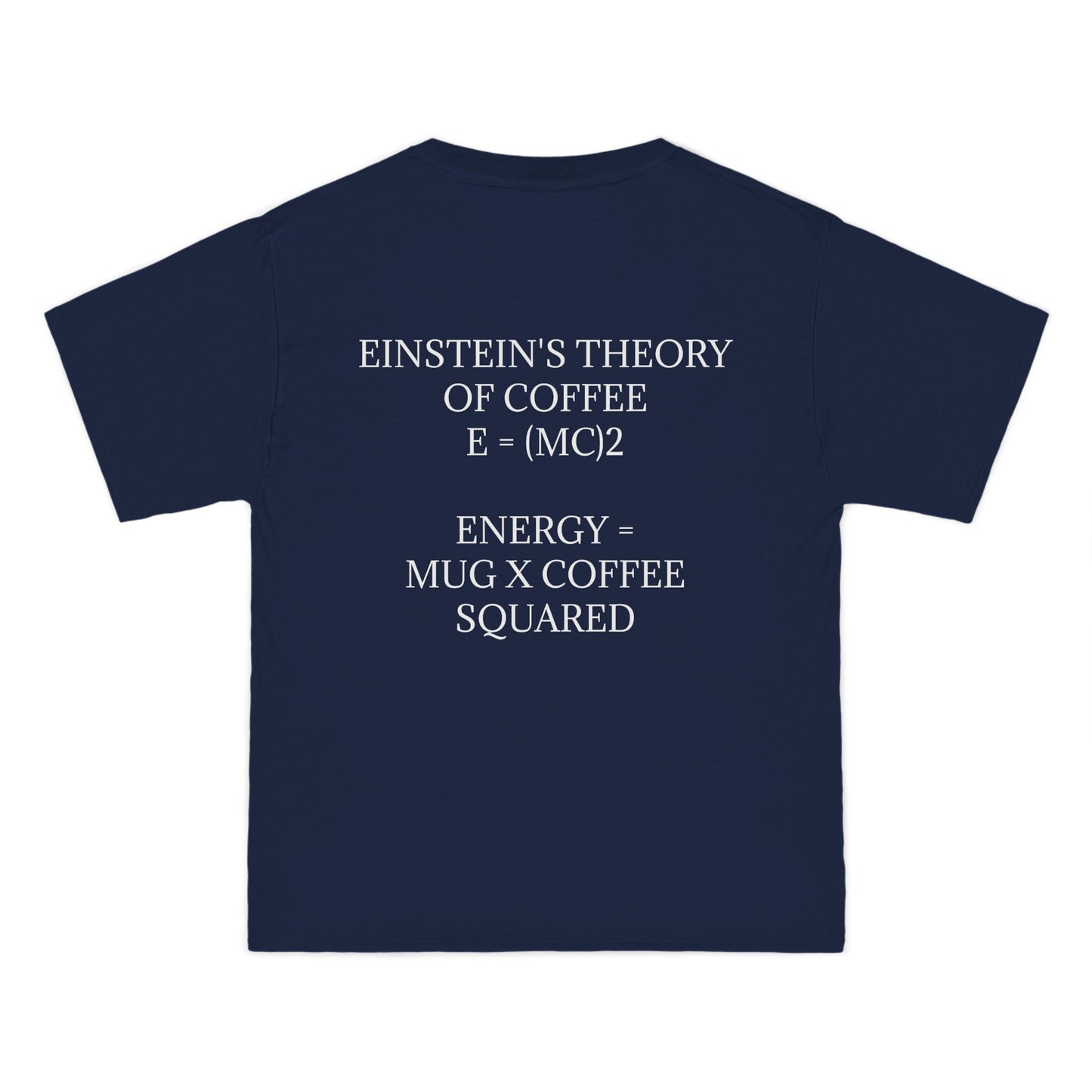 Einstein's Theory Of Coffee Men's Short-Sleeve Crewneck Tee