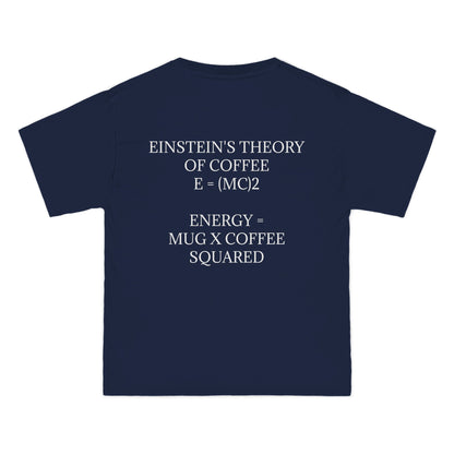 Einstein's Theory Of Coffee Men's Short-Sleeve Crewneck Tee