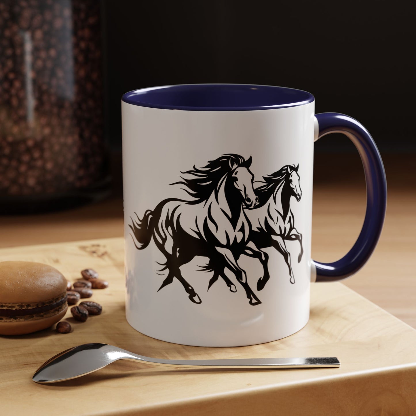 Horsin' Around 2-Tone Coffee Mug