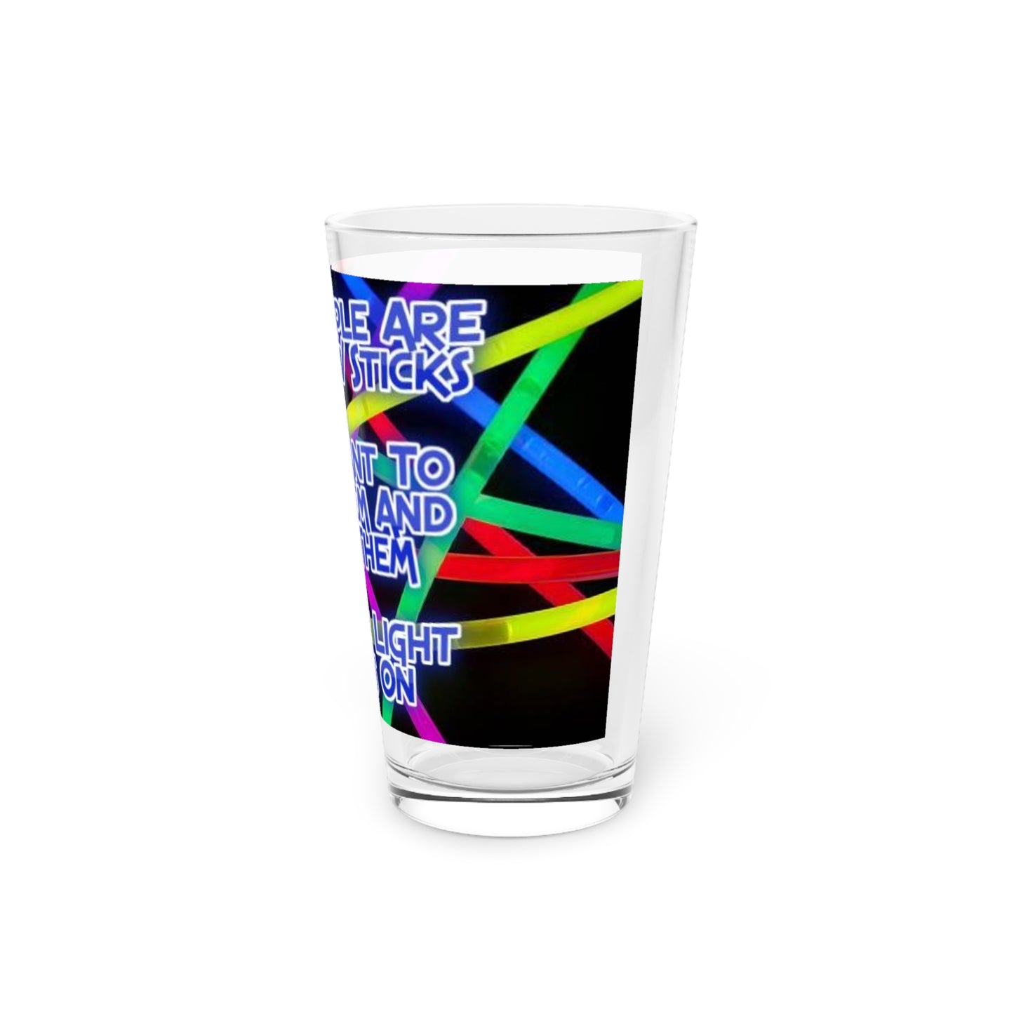 Glow Sticks Drinking Glass