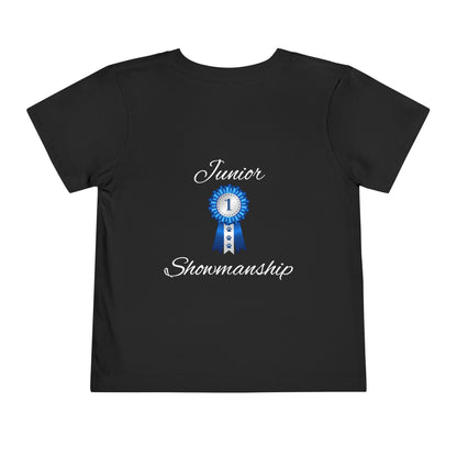 Junior Showmanship Toddler Unisex Short Sleeve Crewneck Tee
