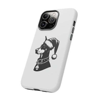 Santa Paws Doberman iPhone Case