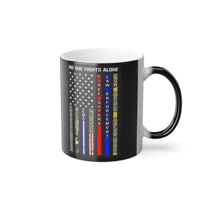 No One Fights Alone Color Changing Mug