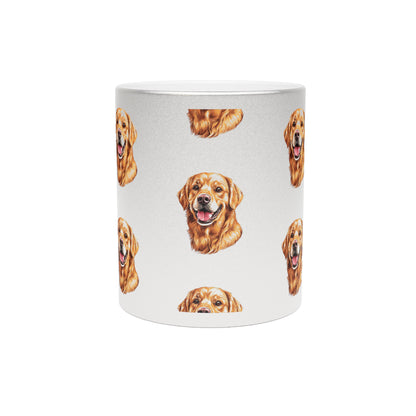 Golden Head Metallic Coffee Mug