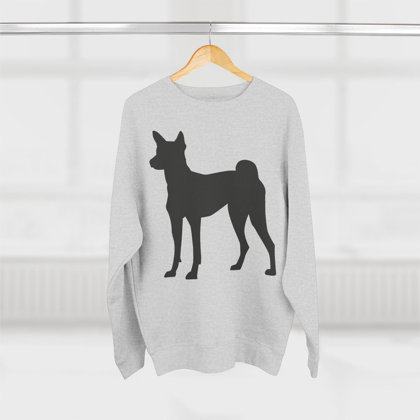 Basenji Silhouette Unisex Crewneck Sweatshirt
