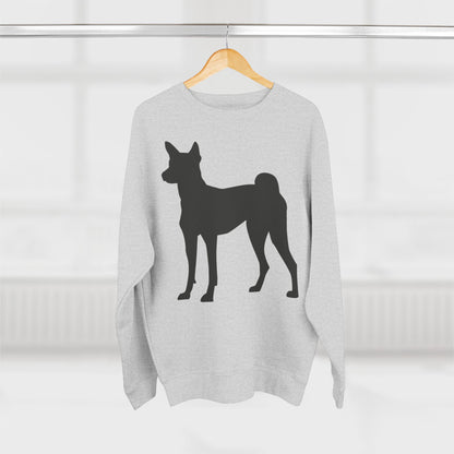 Basenji Silhouette Unisex Crewneck Sweatshirt