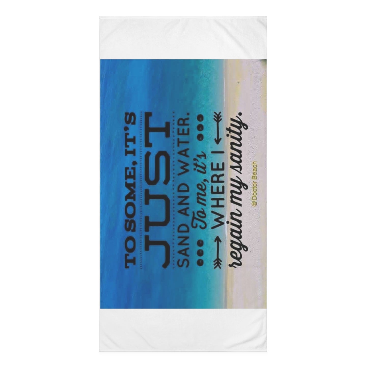 Dr. Beach Mink-Cotton  Beach Towel