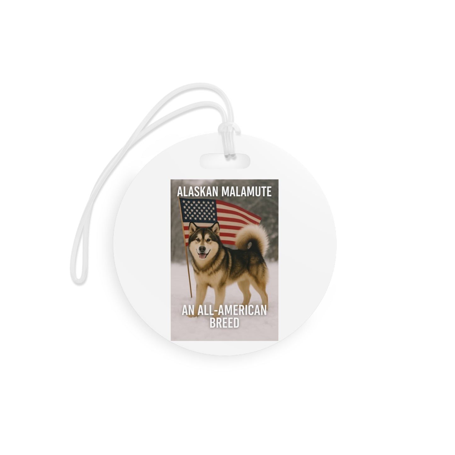 All-American Breed Luggage Tag