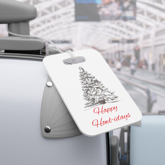 Happy Howl-idays Luggage Tag